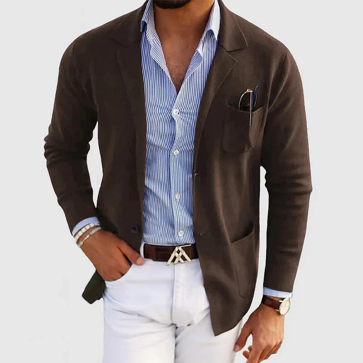 Classic Lapel Casual Blazer for Men