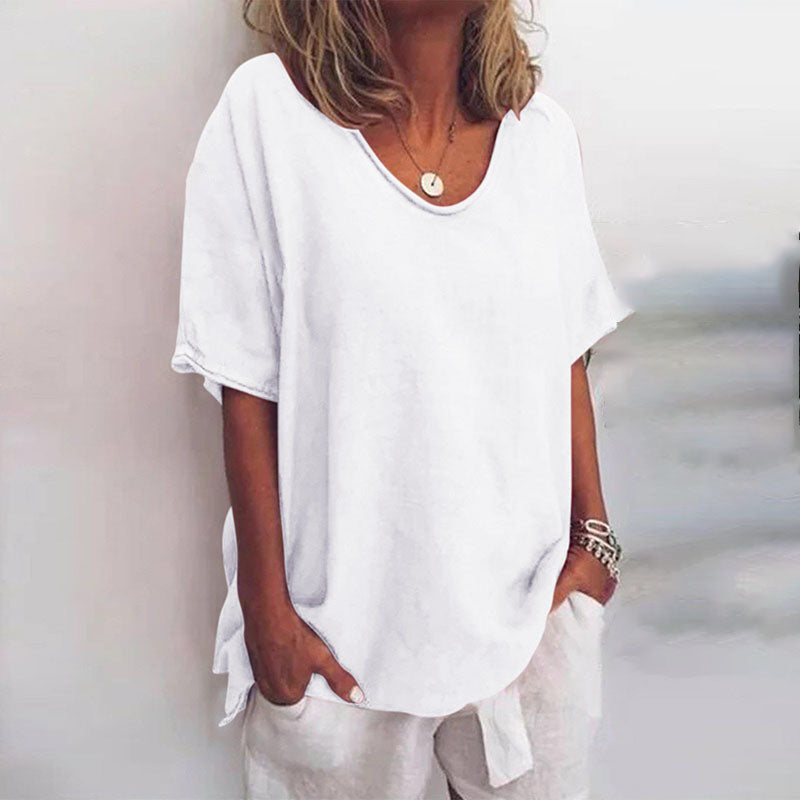 Oversized Crew Neck T-Shirt for Women