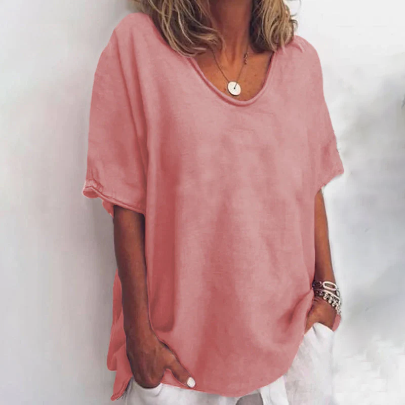 Oversized Crew Neck T-Shirt for Women