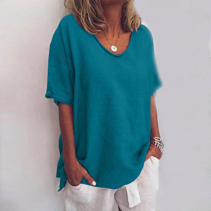 Oversized Crew Neck T-Shirt for Women