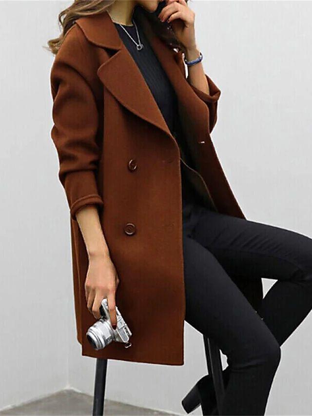 Classic Belted Trench Coat for Women