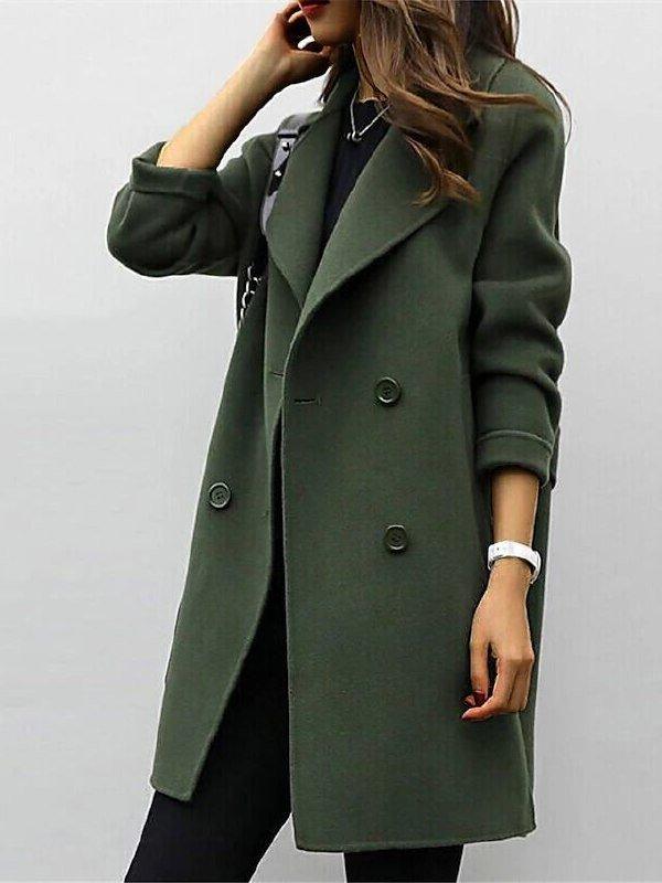 Classic Belted Trench Coat for Women
