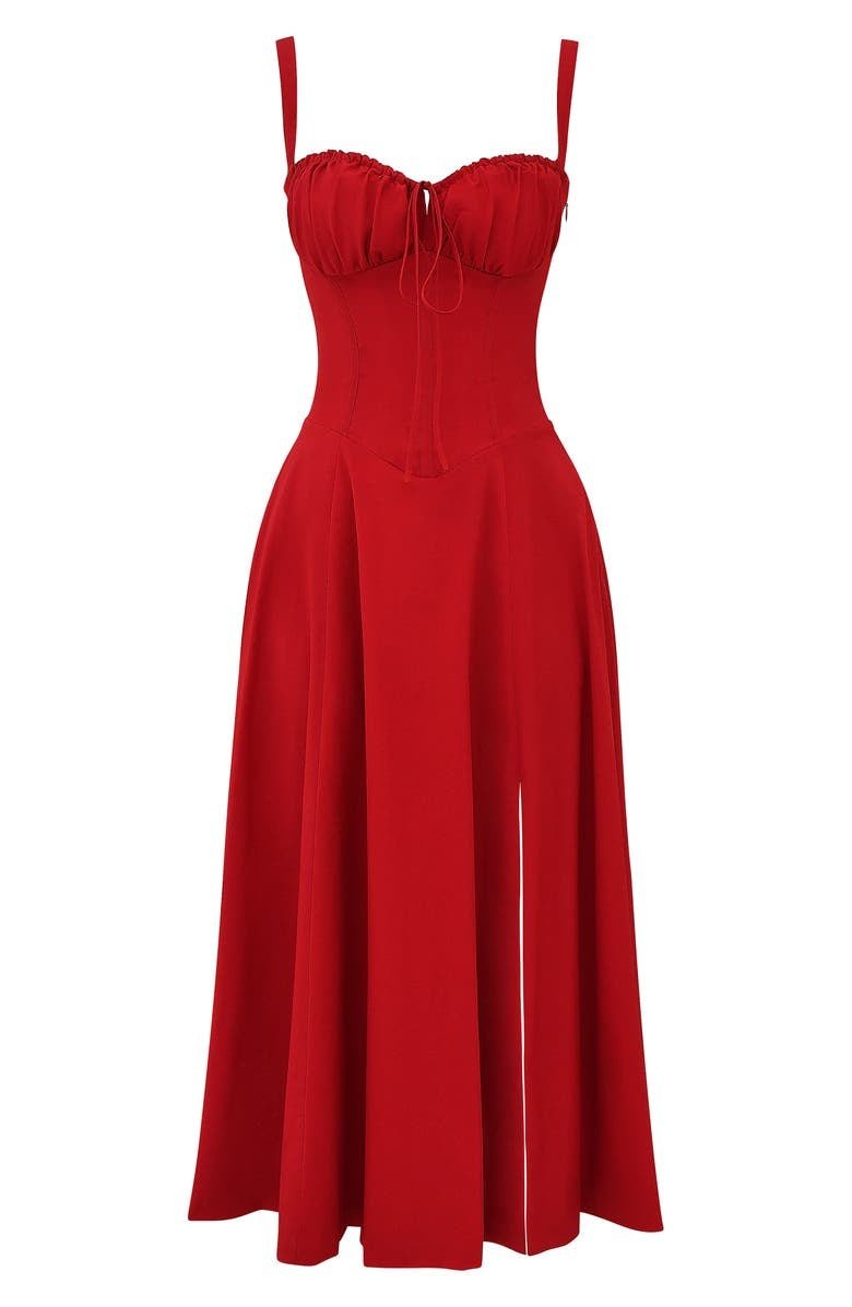 Elegant Corset Midi Dress - Flattering, Stylish Design