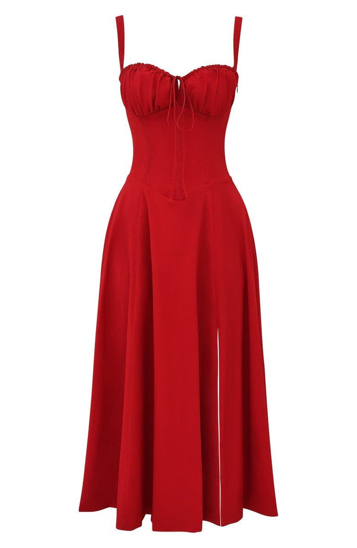 Elegant Corset Midi Dress - Flattering, Stylish Design