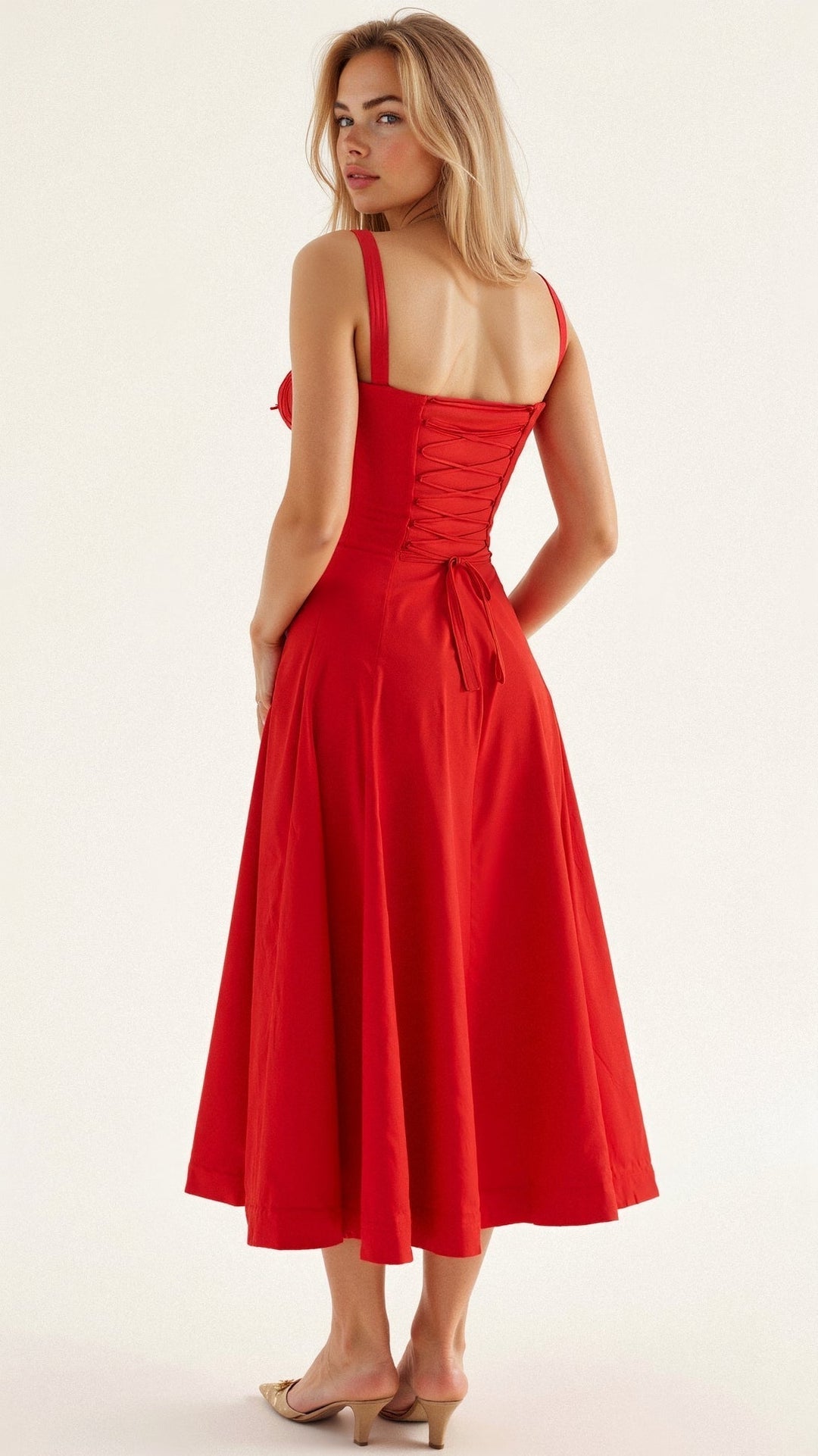 Elegant Corset Midi Dress - Flattering, Stylish Design