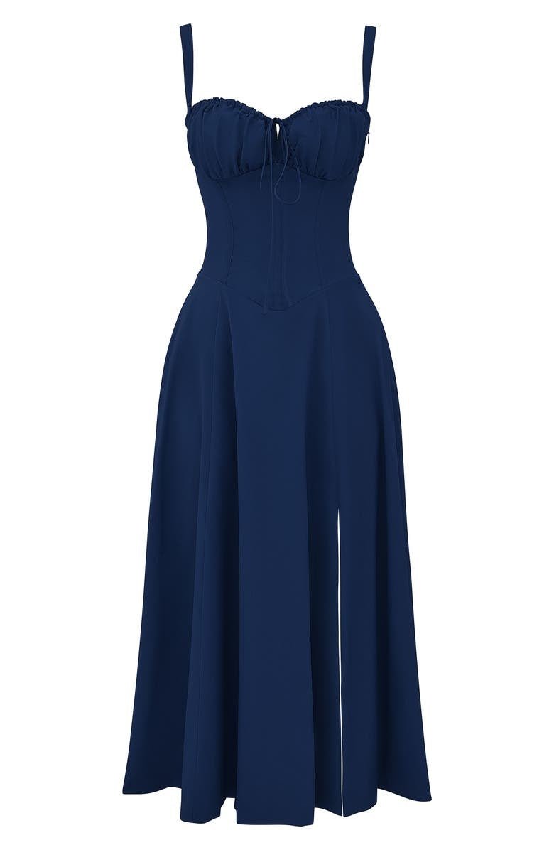 Elegant Corset Midi Dress - Flattering, Stylish Design