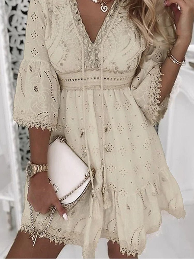 Lightweight Breathable Mini Dress for Women