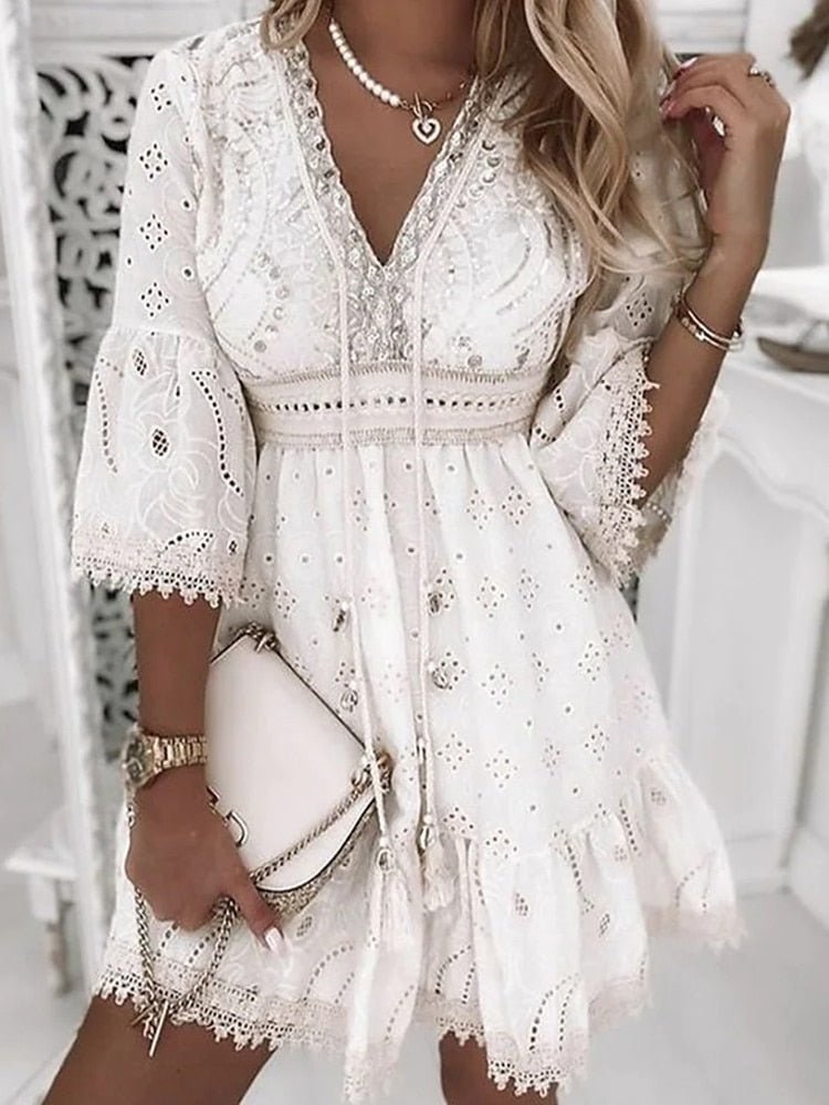 Lightweight Breathable Mini Dress for Women