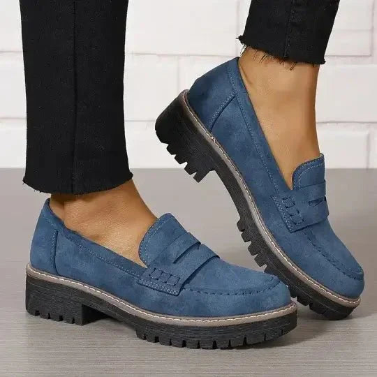 Chunky Platform Loafers for Women