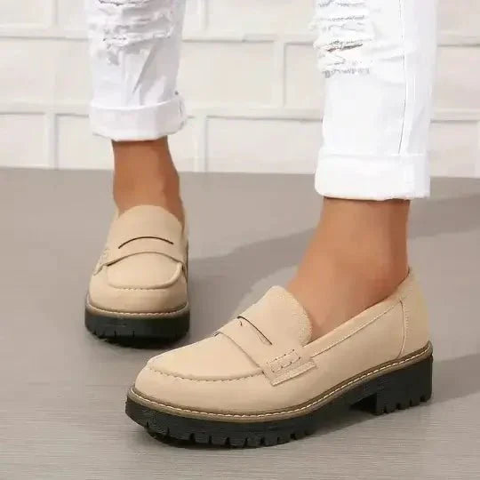 Chunky Platform Loafers for Women