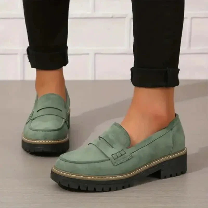 Chunky Platform Loafers for Women