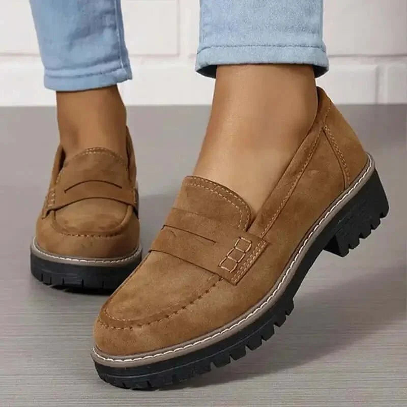 Chunky Platform Loafers for Women