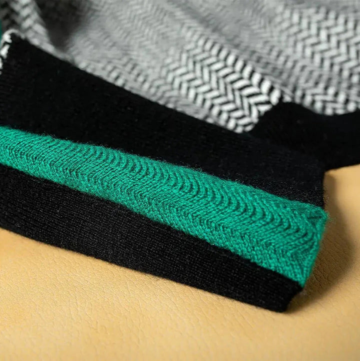 Oversized Striped Crewneck Sweater for Women