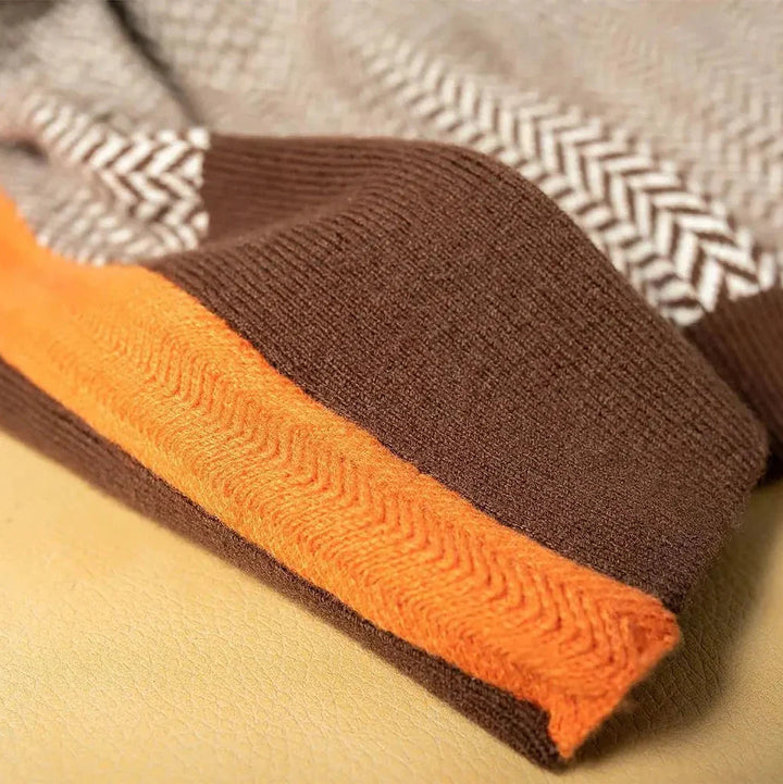 Oversized Striped Crewneck Sweater for Women