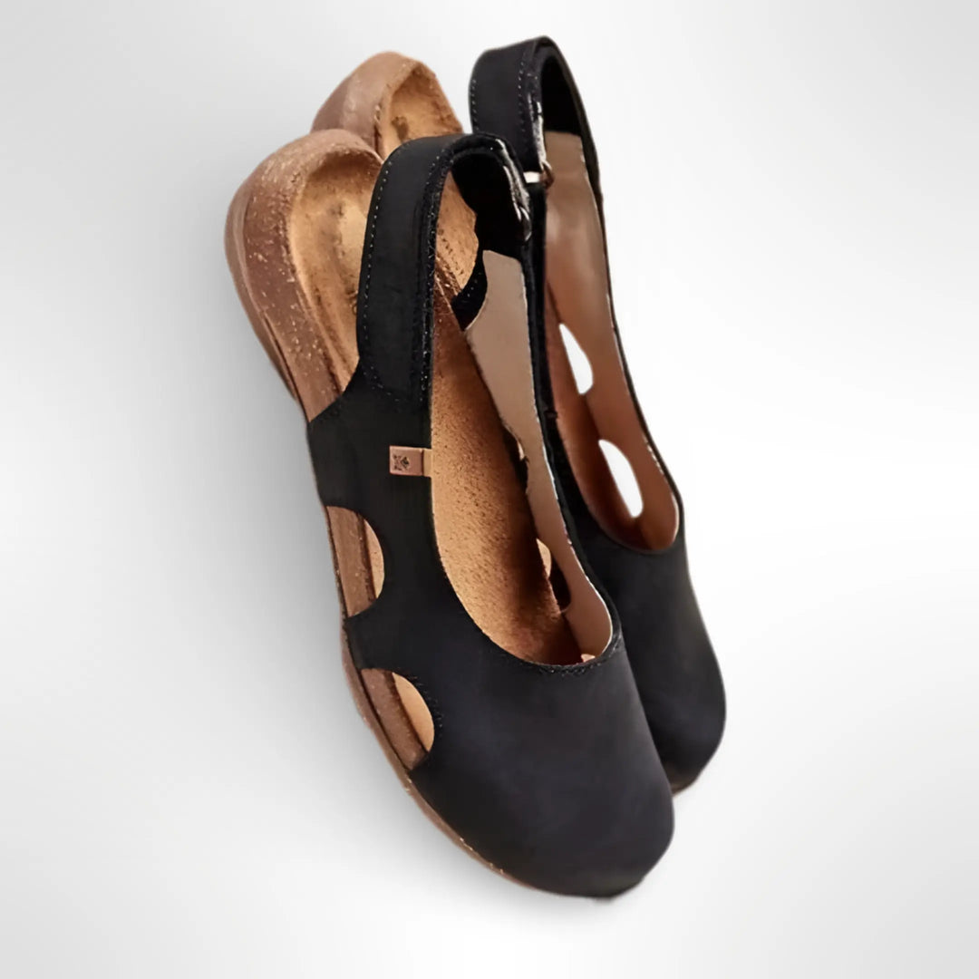 Closed-Toe Flat Slingback Shoes for Women