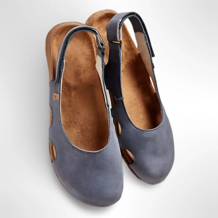 Closed-Toe Flat Slingback Shoes for Women