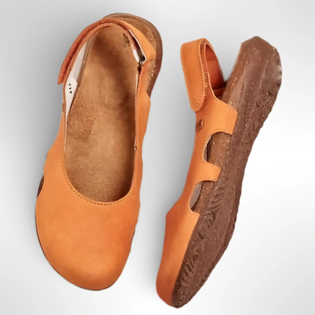Closed-Toe Flat Slingback Shoes for Women