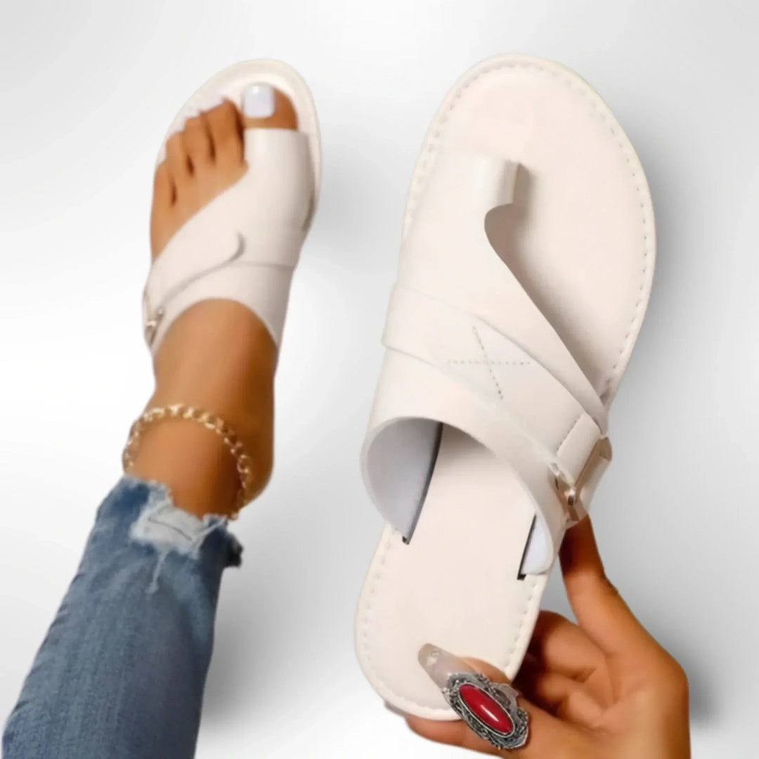 Open-Toe Slide Sandals for Women