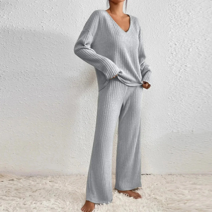 Knit Loungewear Two Piece Set for Women