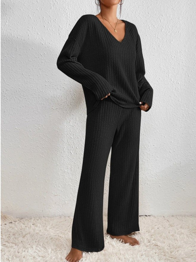 Knit Loungewear Two Piece Set for Women