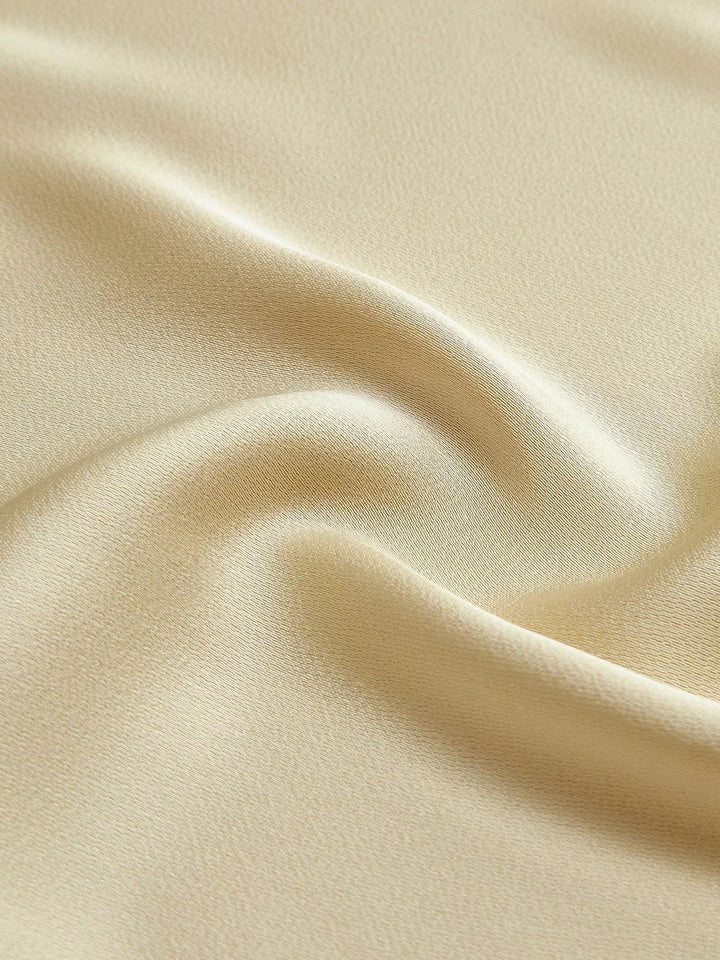Satin Open-Back Maxi Dress for Women