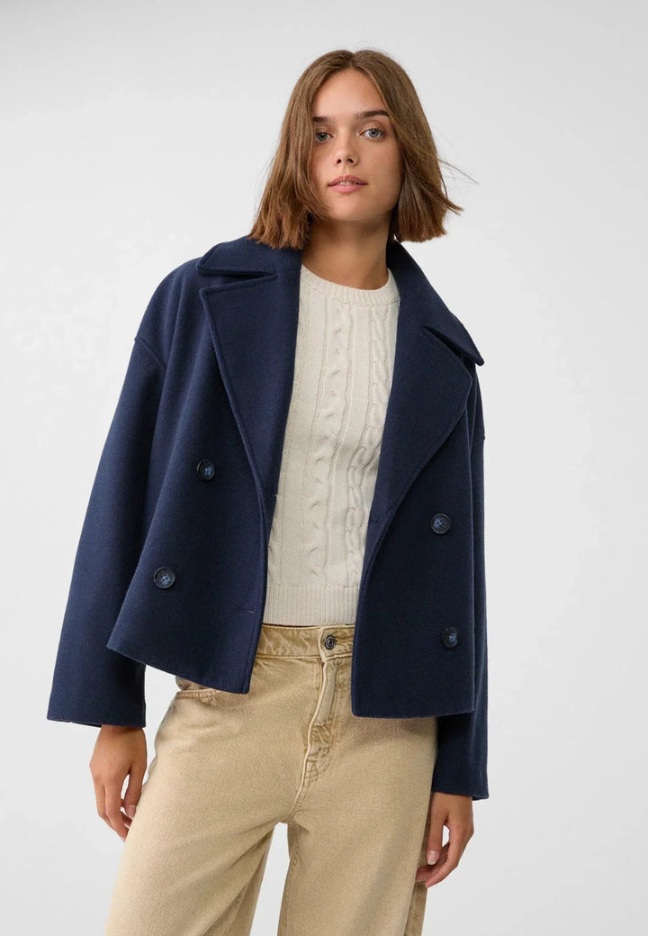 Double-Breasted Winter Jacket for Women