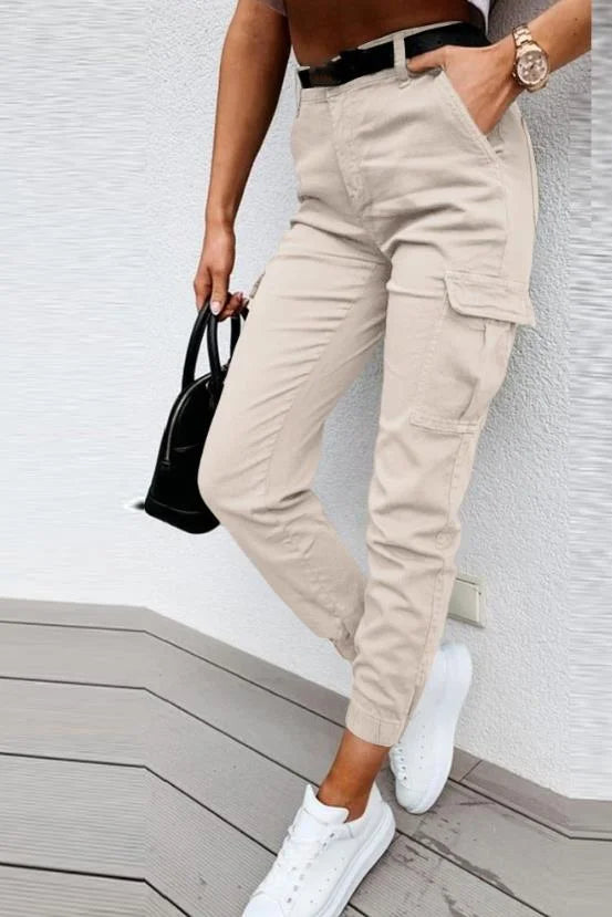 Cargo Pants with Multiple Pockets for Women