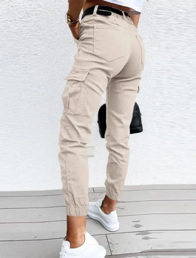 Cargo Pants with Multiple Pockets for Women