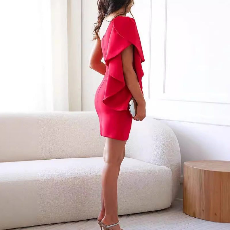 Fitted Mini Cocktail Dress for Women
