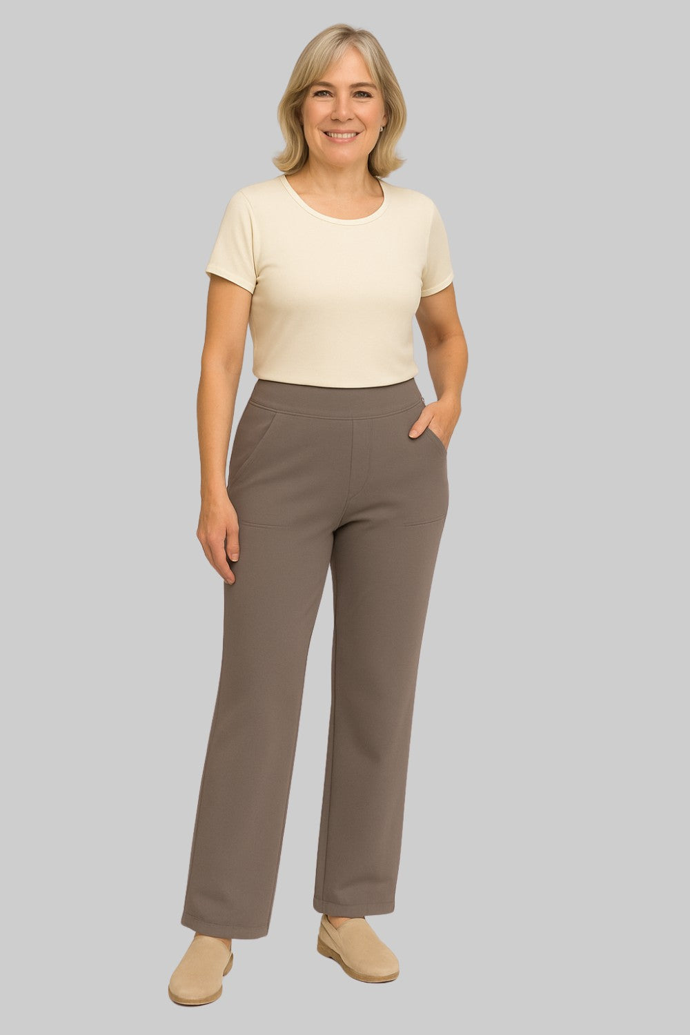 High-Waisted Wide-Leg Trousers for Women