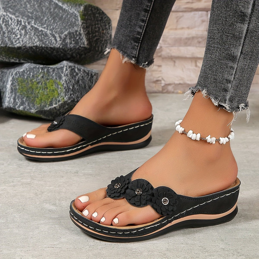 Cushioned Wedge Sandals for Women