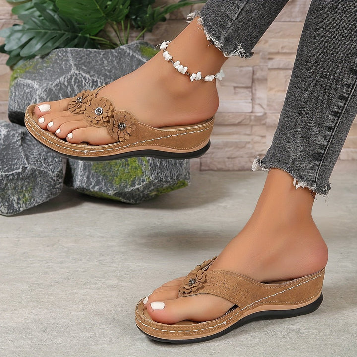 Cushioned Wedge Sandals for Women